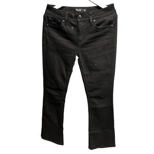 Miss Me Los Angeles Black Women's Bootcut Jeans with Rhinestones Size 30